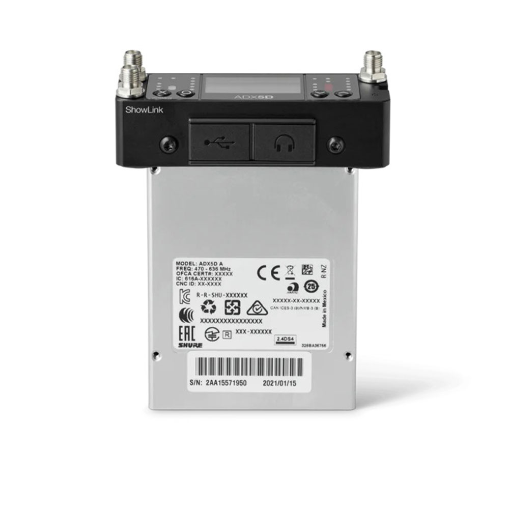 Shure Axient Digital Dual-Channel Portable Wireless Receiver-Pinknoise Systems